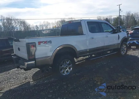 2018 Ford F-250 Lariat from USA, damaged, VIN 1FT7W2BT8JEC38215